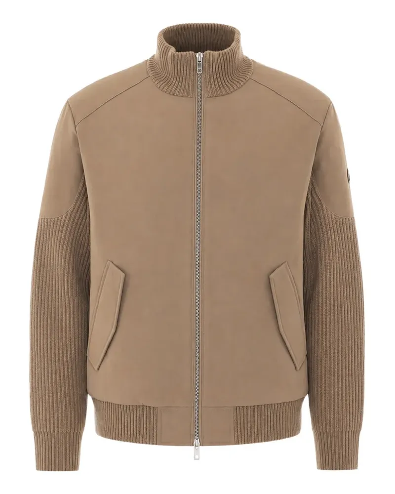 Moose Knuckles Gerippter Cardigan - Braun Braun