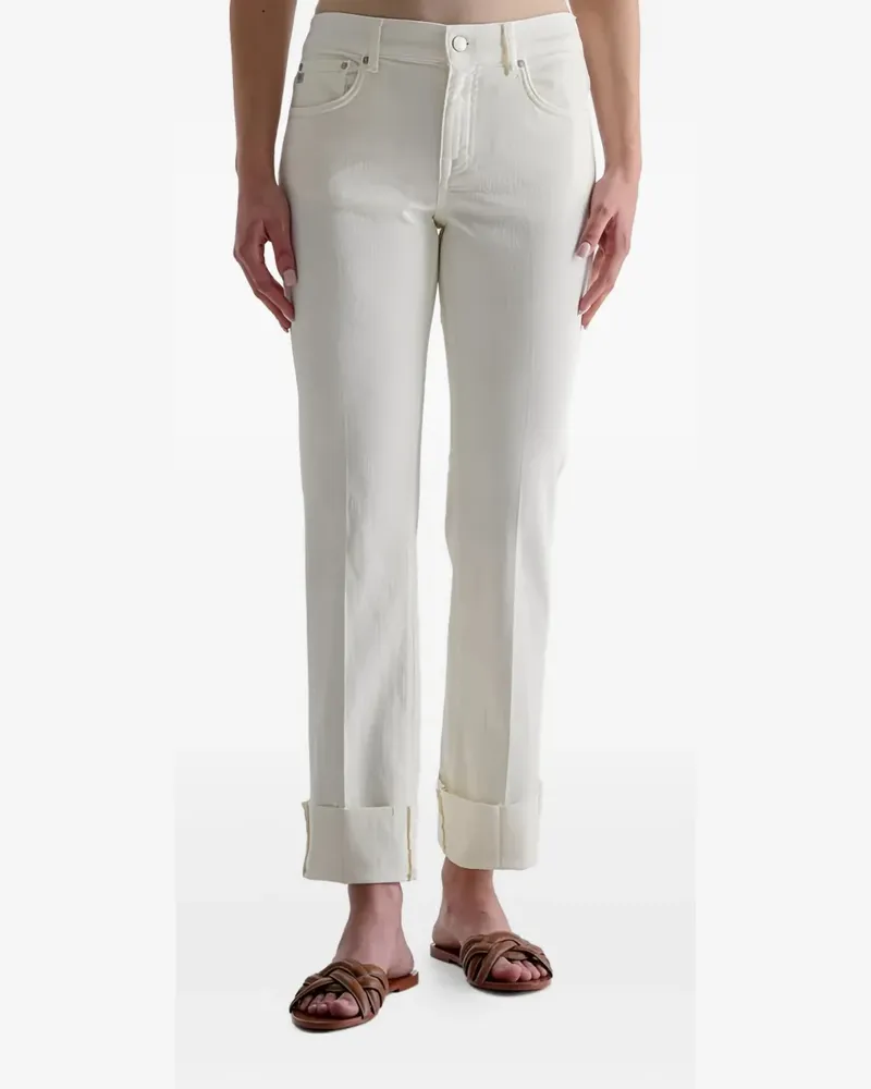 Adriano Goldschmied belt-loops denim - Weiß Weiß
