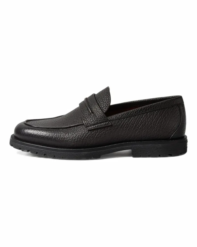 Ermenegildo Zegna Pioggia Loafer - Schwarz Schwarz