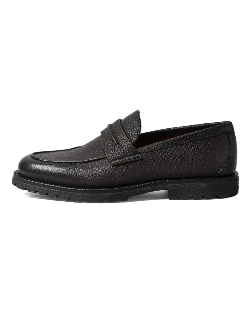 Ermenegildo Zegna Pioggia Loafer - Schwarz Schwarz