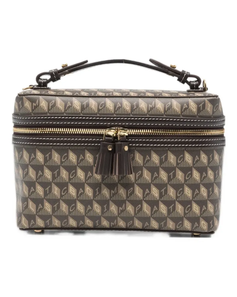 Anya Hindmarch I Am A Plastic Bag monogram-print tote bag - Braun Braun