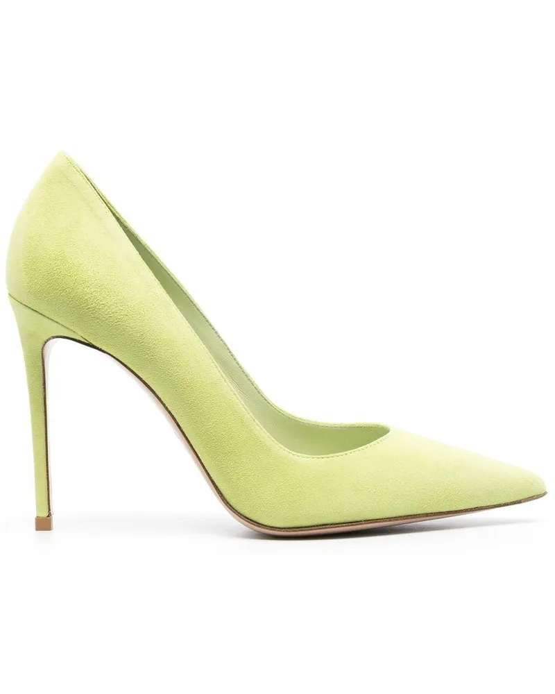 Le Silla Eva Pumps aus Wildleder 105mm - Grün Grün