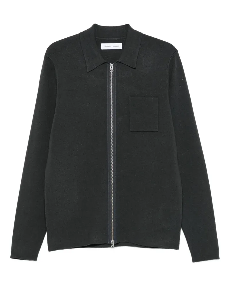 Samsøe & Samsøe Cardigan mit Reißverschluss - Grau Grau