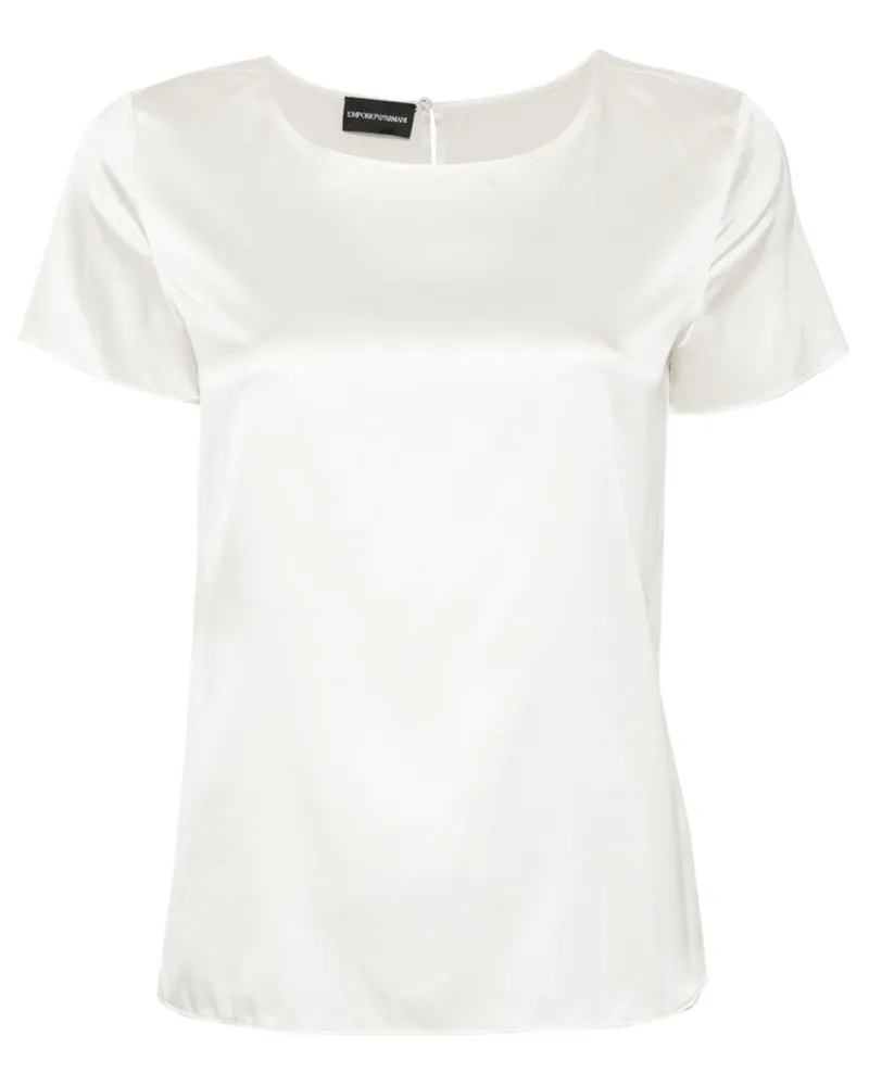 Emporio Armani Bluse aus Seide - Weiß Weiß