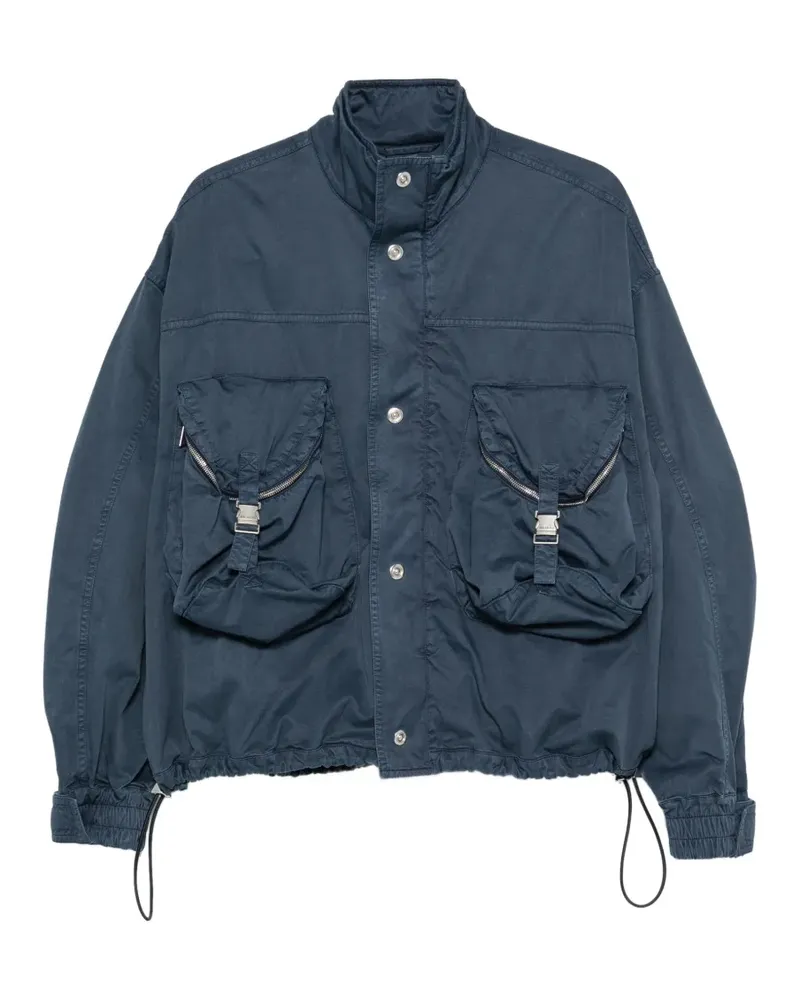 ATTICO Bomberjacke mit aufgesetzten Taschen - Blau Blau