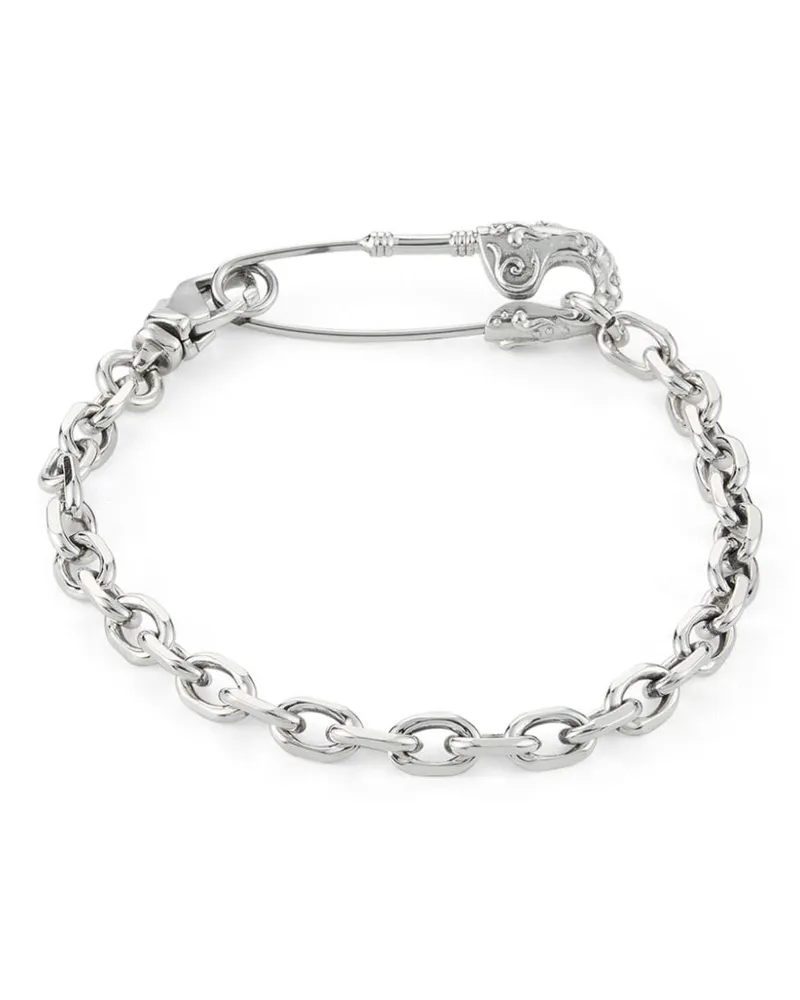 Emanuele Bicocchi Armband mit Wappen - Silber Silber