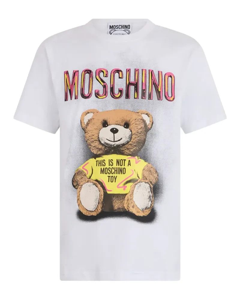 Moschino Teddy-Bear-print T-shirt - Weiß Weiß