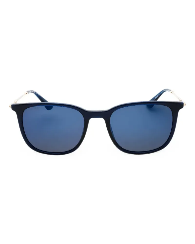 Police rectangle-frame sunglasses - Blau Blau