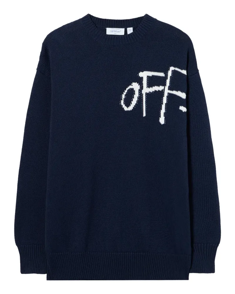 OFF-WHITE Bookish Shared Pullover - Blau Blau