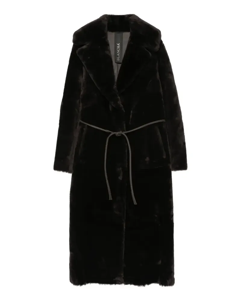BLANCHA belted buttoned coat - Braun Braun