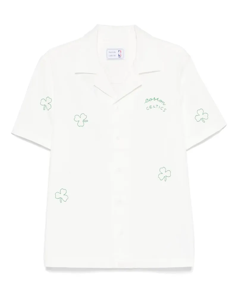 Maison Labiche x NBA Boston Celtics La Morney Hemd - Weiß Weiß