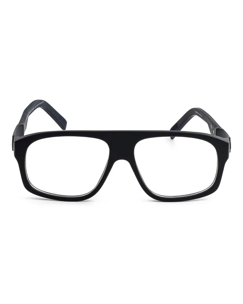 TAG Heuer Brille mit eckigem Gestell - Schwarz Schwarz