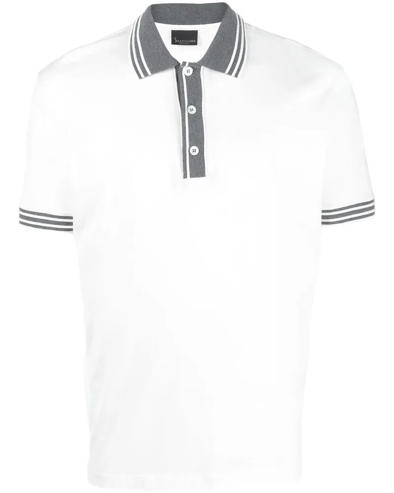 Billionaire Poloshirt mit Logo - Weiß Weiß