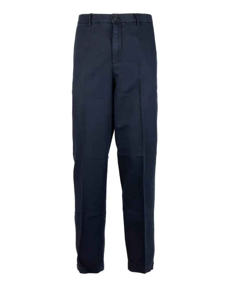 Seventy pressed-crease straight-leg trousers - Blau Blau