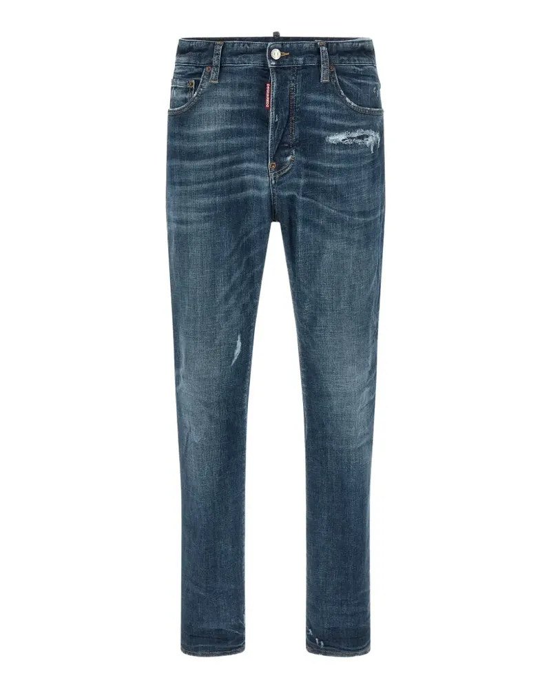 Dsquared2 stonewashed-effect straight jeans - Blau Blau
