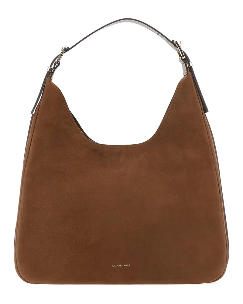 Michael Kors Große Nolita Hobo Schultertasche - Braun Braun