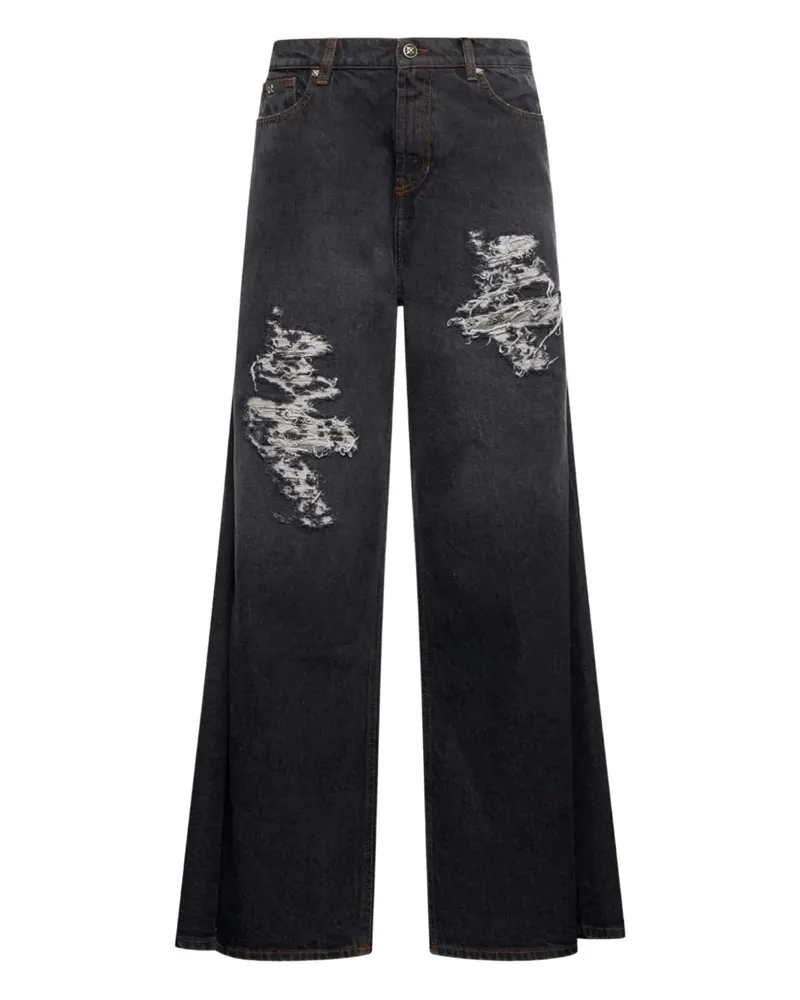 John Richmond Jeans mit Distressed-Detail - Blau Blau
