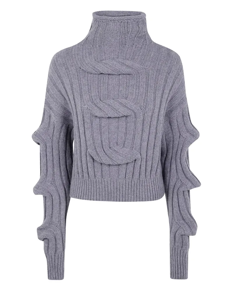MRZ Klassischer Pullover - Grau Grau