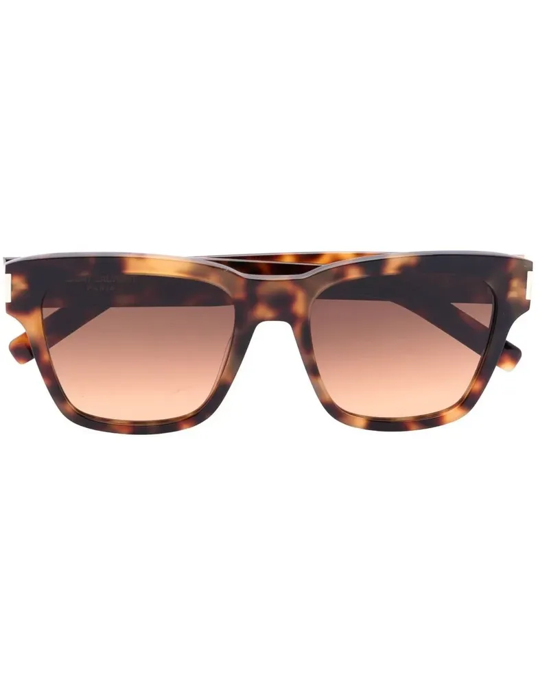 Saint Laurent Eckige SL 560 Sonnenbrille - Braun Braun