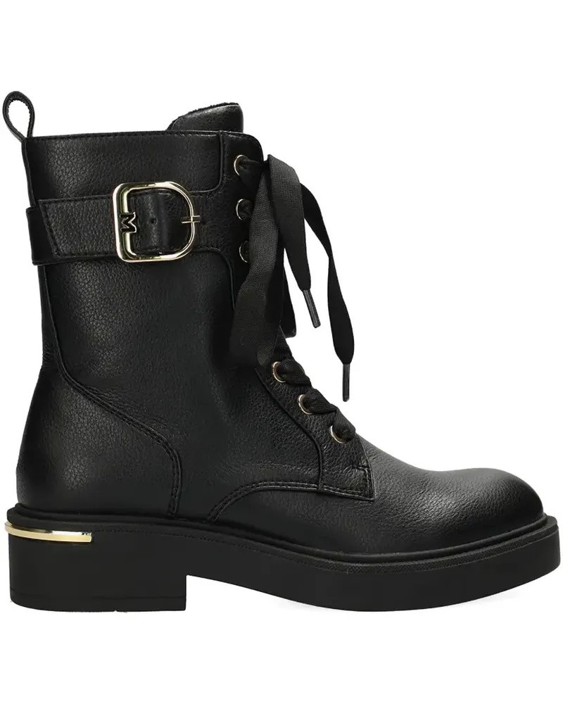 Mexx buckle lace-up boots - Schwarz Schwarz