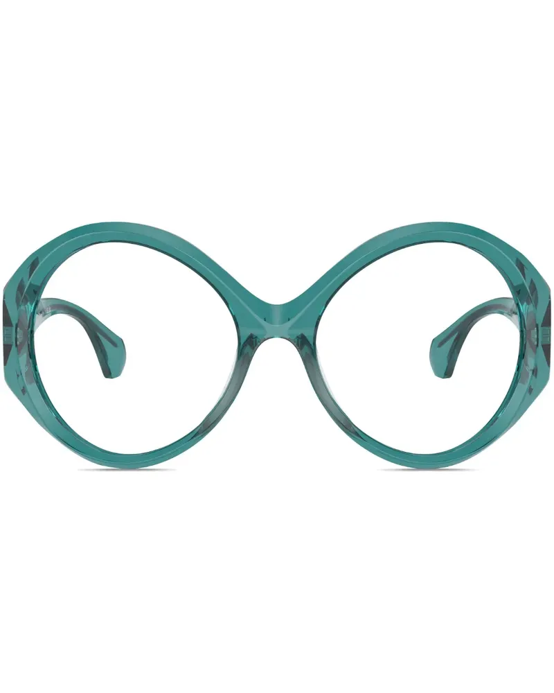 Alain Mikli Brille mit rundem Gestell - Blau Blau
