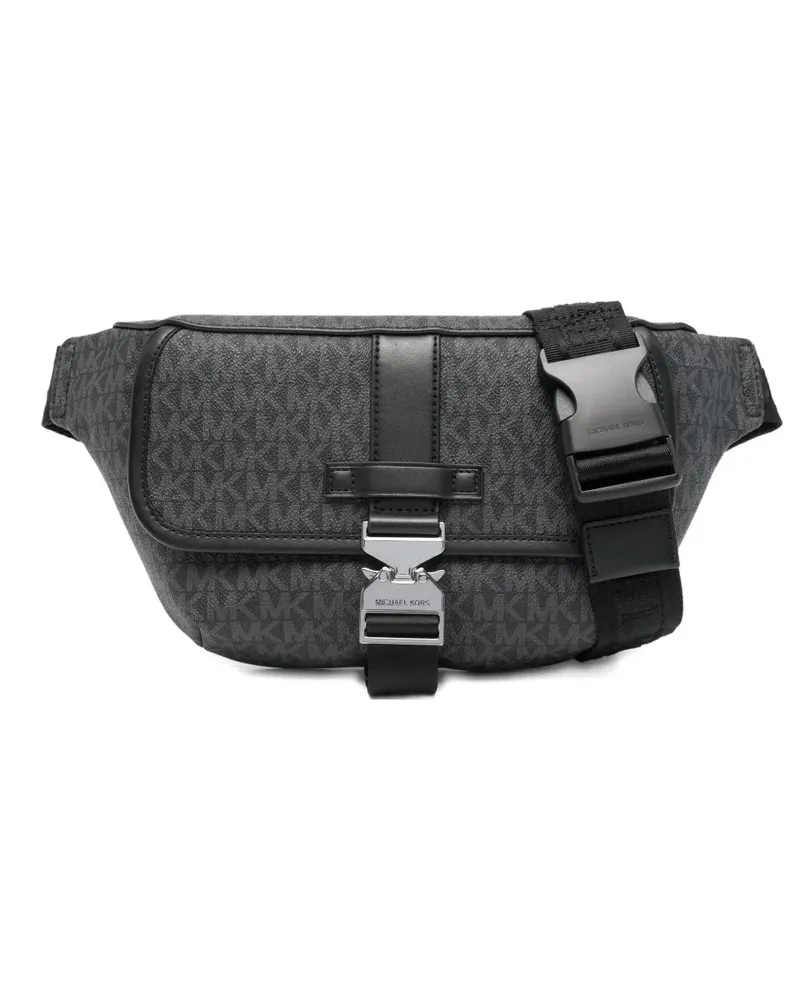 Michael Kors Hudson logo buckle belt bag - Schwarz Schwarz
