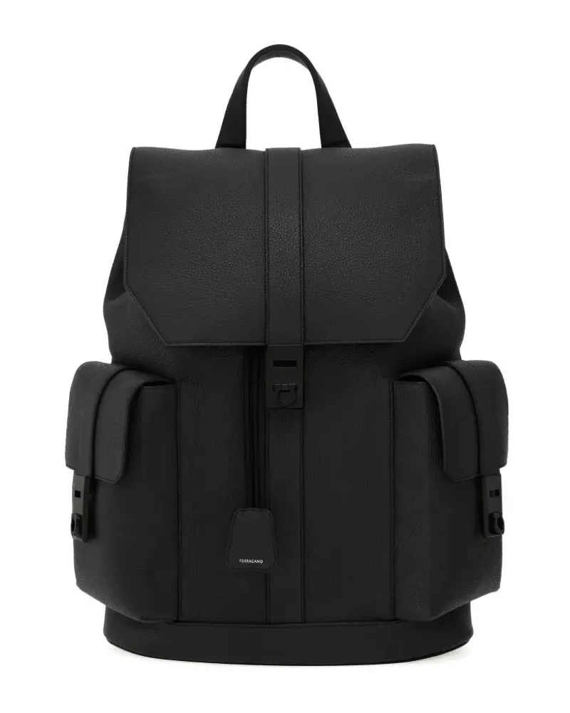 Ferragamo Rucksack mit Kordelzug - Schwarz Schwarz