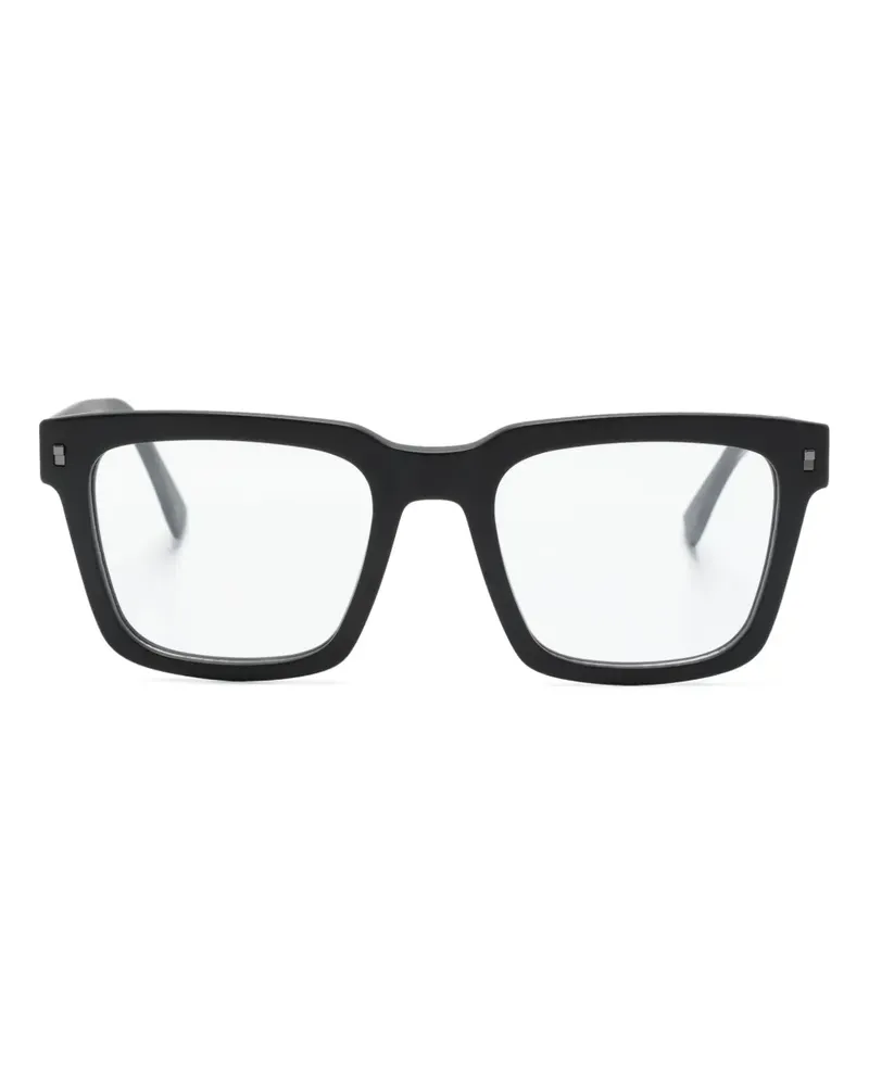 Dsquared2 Icon Brille mit eckigem Gestell - Schwarz Schwarz
