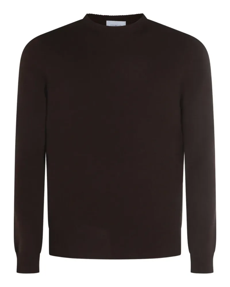 Malo Pullover mit rundem Ausschnitt - Braun Braun