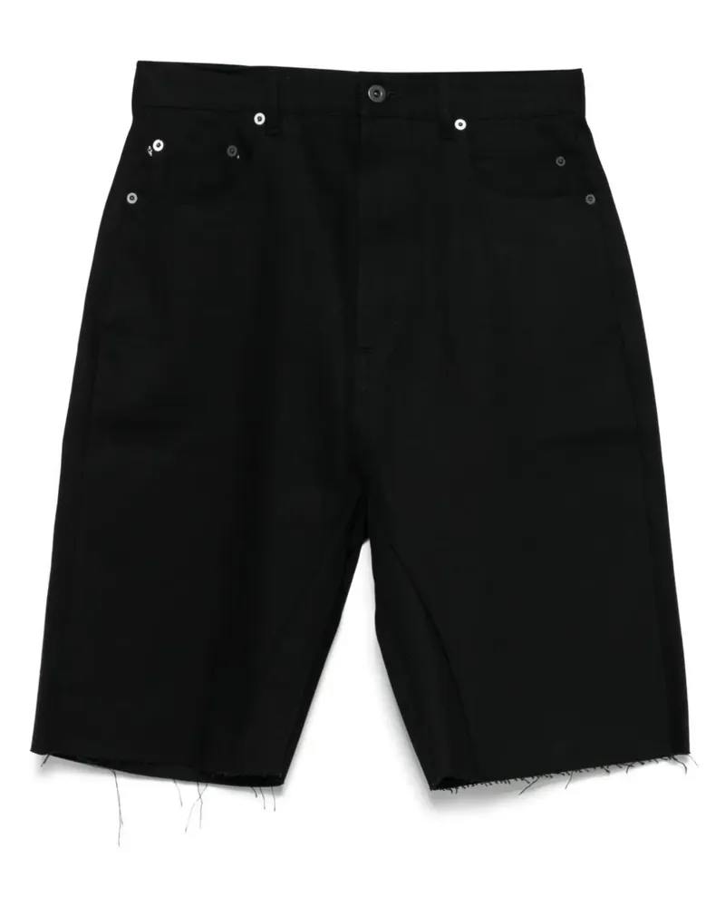 DRKSHDW by Rick Owens Geth Cutoffs Shorts - Schwarz Schwarz