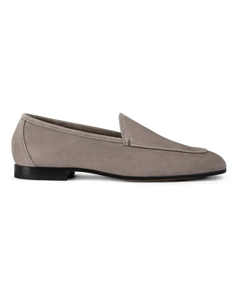 Doucal´s suede loafers - Grau Grau