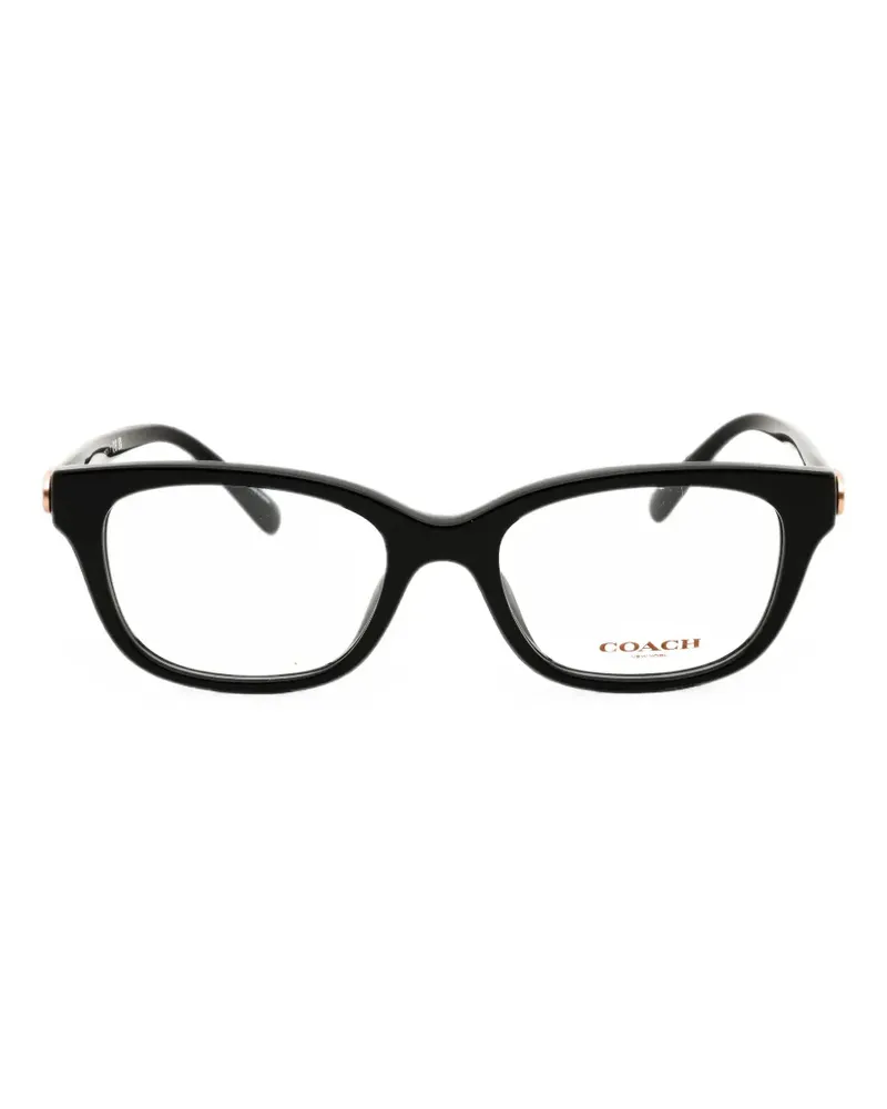 Coach Brille mit eckigem Gestell - Schwarz Schwarz