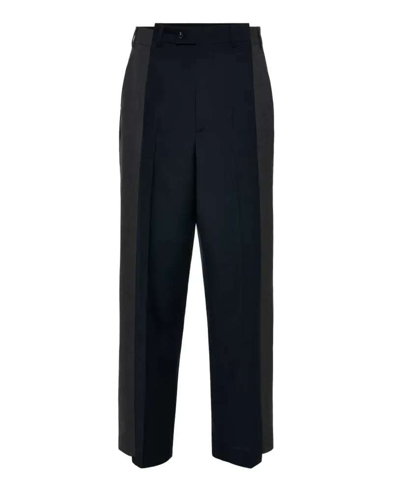 Maison Margiela two-tone wool trousers - Blau Blau