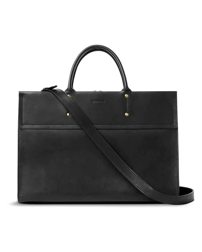 SHINOLA Laptoptasche aus Leder - Schwarz Schwarz