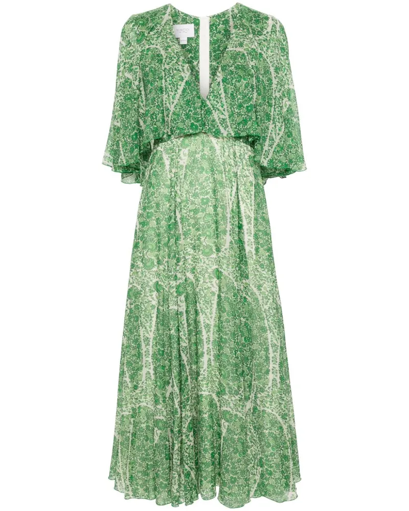 Giambattista Valli Kleid aus Seide - Grün Grün