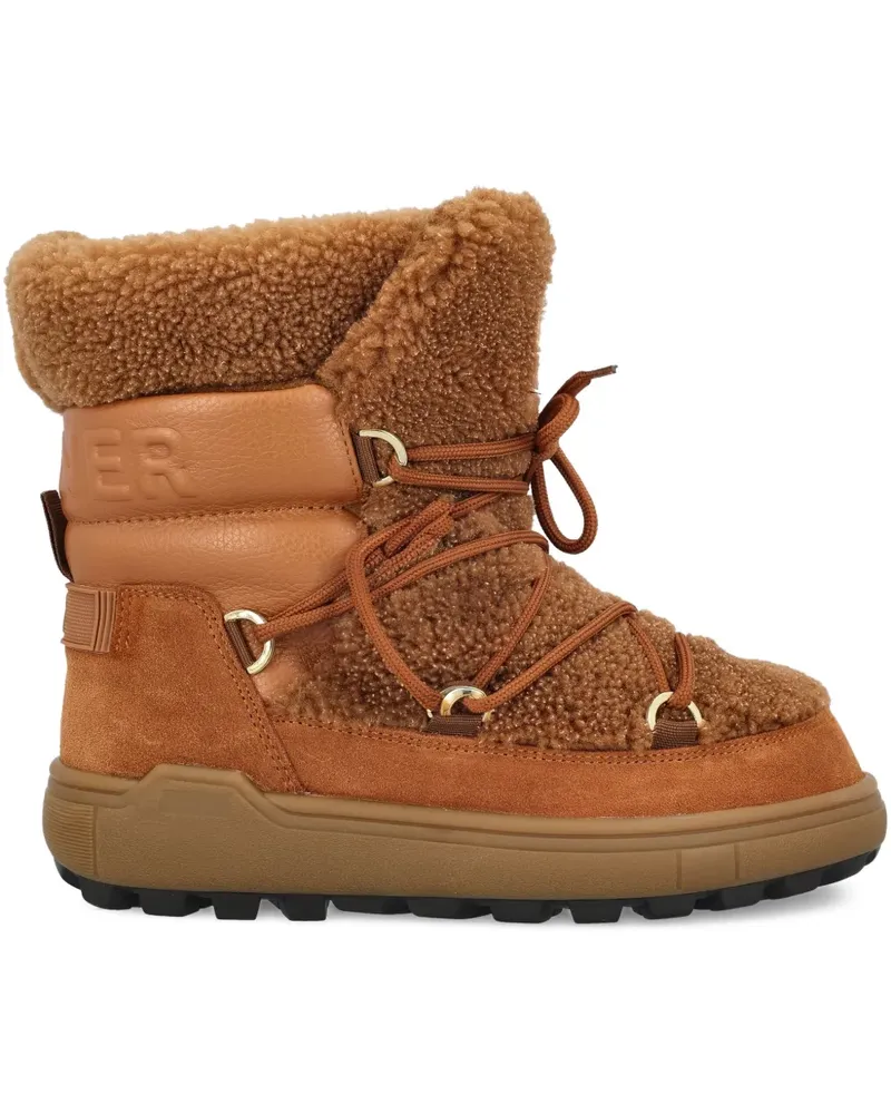 Bogner Stiefeletten mit Shearling - Braun Braun