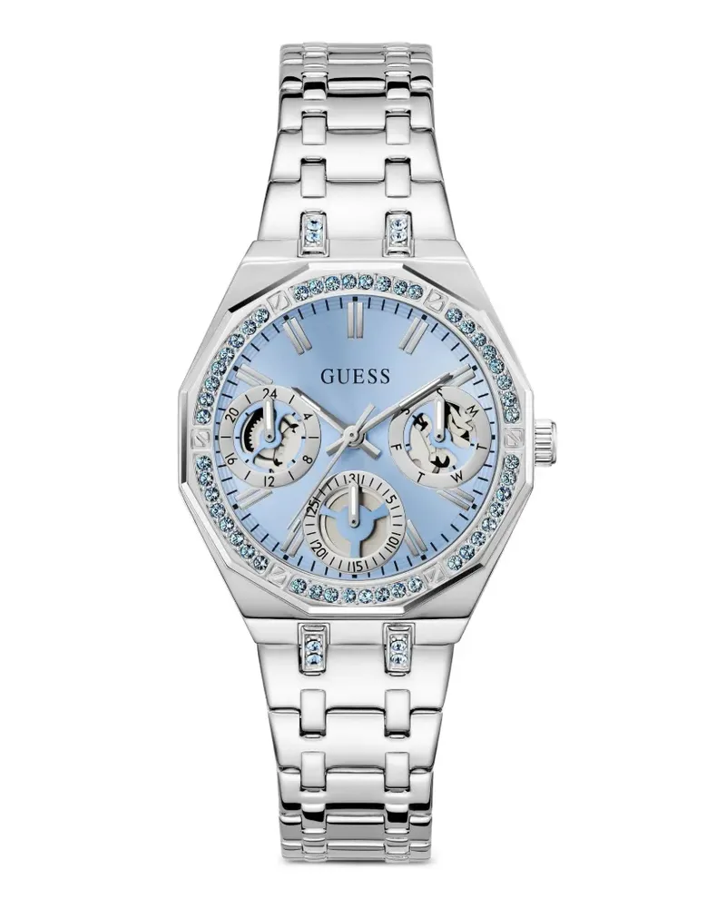 Guess Armbanduhr mit Kristallverzierung 36mm - Blau Blau