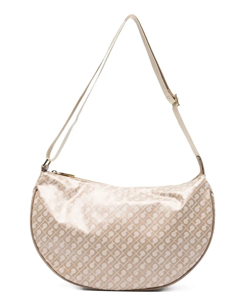 Gherardini patterned shoulder bag - Nude Nude