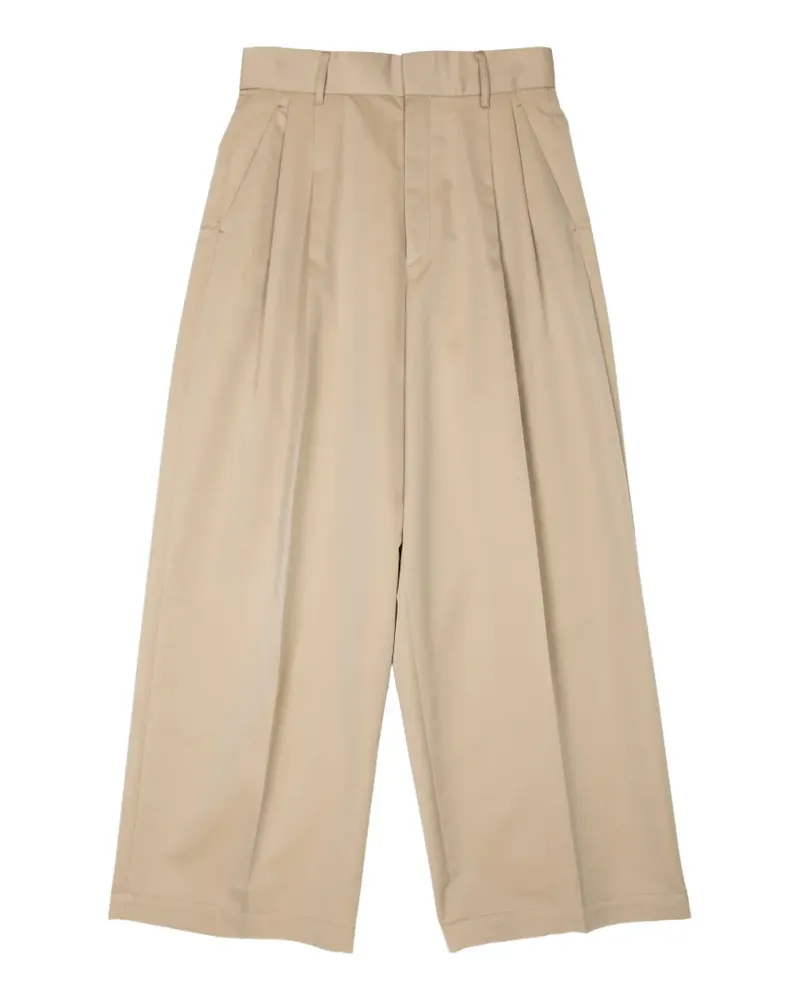 kolor pleated trousers - Nude Nude