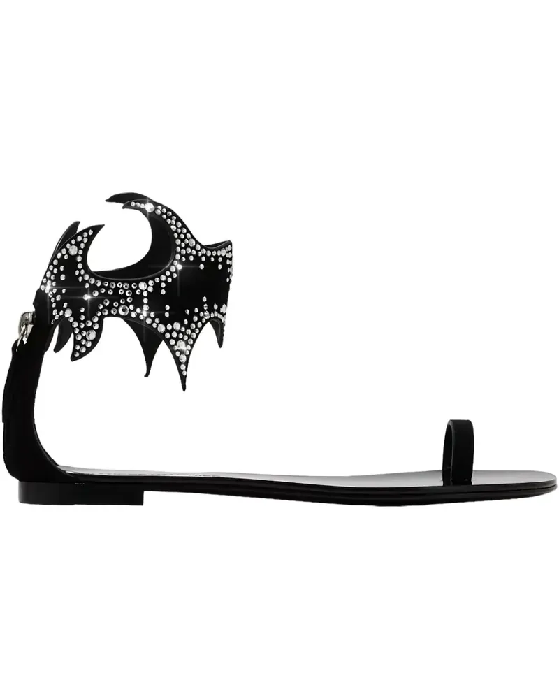 Alexandre Vauthier Betsy crystal-embellished sandals - Schwarz Schwarz