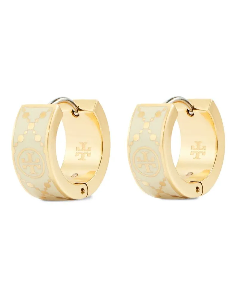 Tory Burch Kleine Creolen mit T-Monogramm - Gold Gold