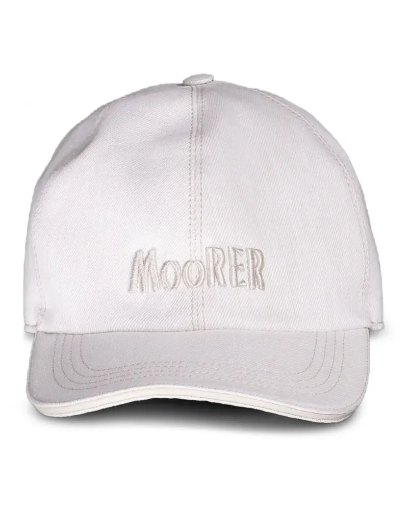 MOORER Baseballkappe mit Logo-Stickerei - Nude Nude