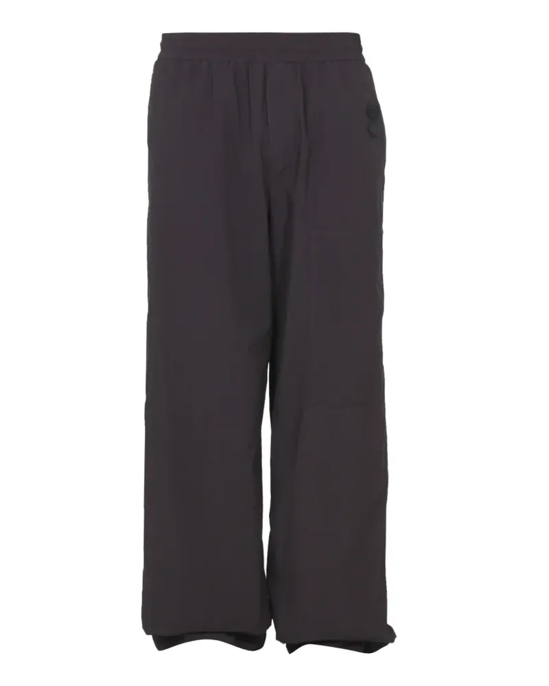 OFF-WHITE wide leg track pants - Schwarz Schwarz