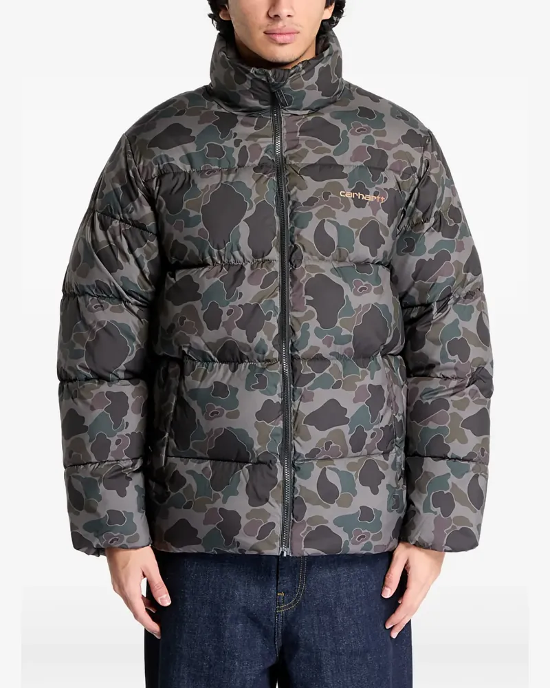 Carhartt WIP Jacke mit Camouflage-Print - Grau Grau