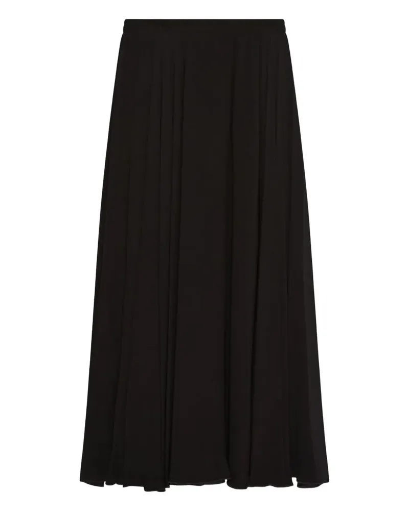 MARELLA pleated maxi skirt - Schwarz Schwarz