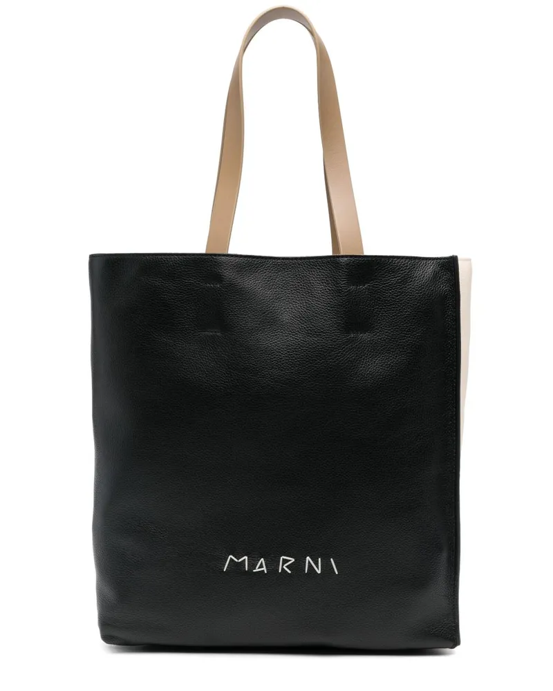 Marni Museo Shopper - Schwarz Schwarz