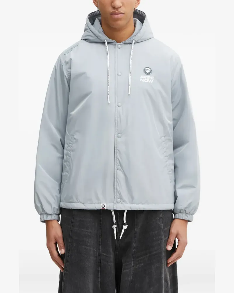 BAPE Kapuzenjacke mit Logo - Blau Blau