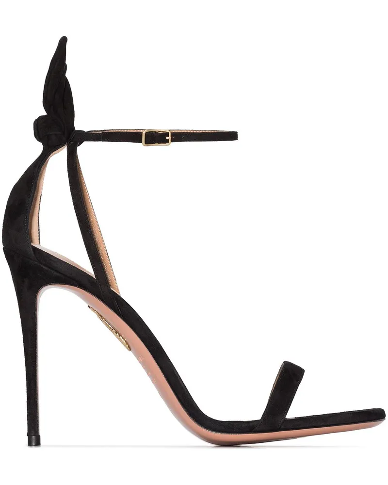Aquazzura Bow Tie' Sandalen, 105mm - Schwarz Schwarz