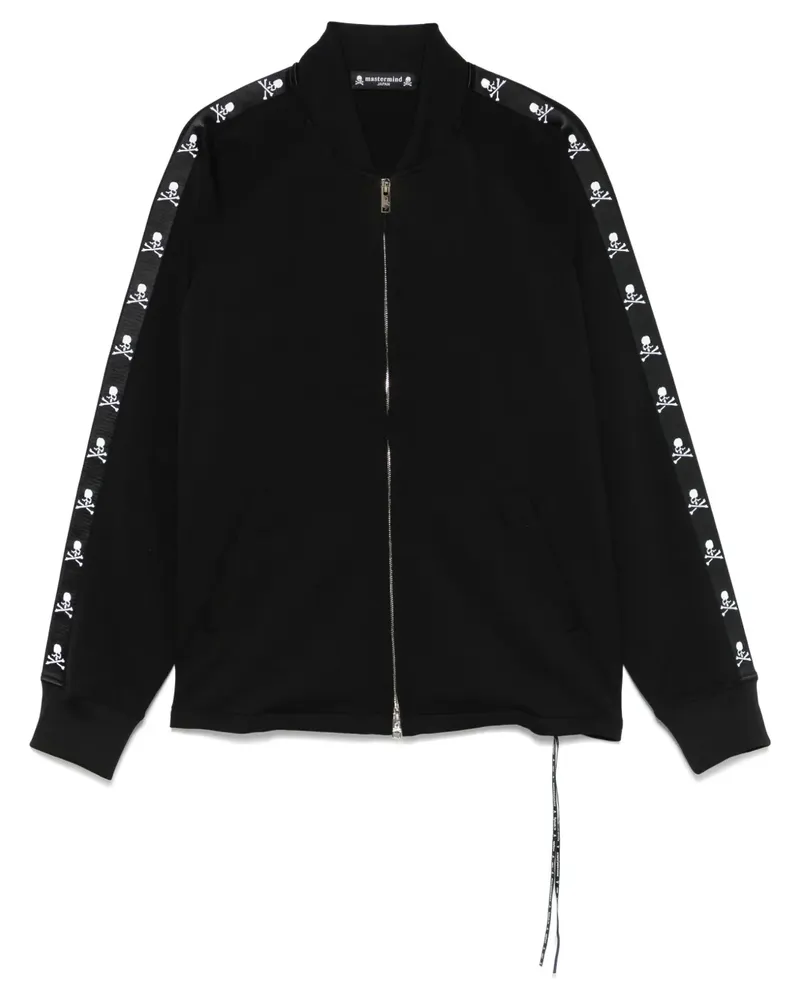 Mastermind Japan Sportjacke mit Totenkopf-Print - Schwarz Schwarz