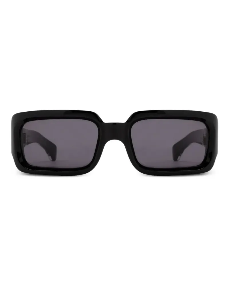 Jacques Marie Mage Vera Sonnenbrille mit eckigem Gestell - Schwarz Schwarz
